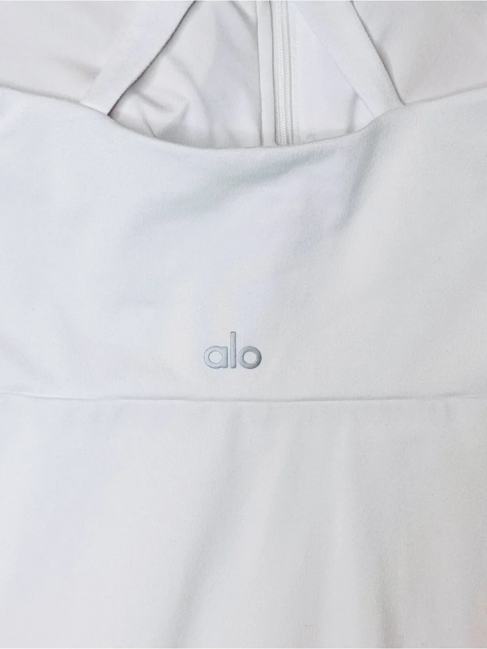 Alo Yoga Alosoft Showcase Tennis Dress Built In Shorts & Bra White Size Small